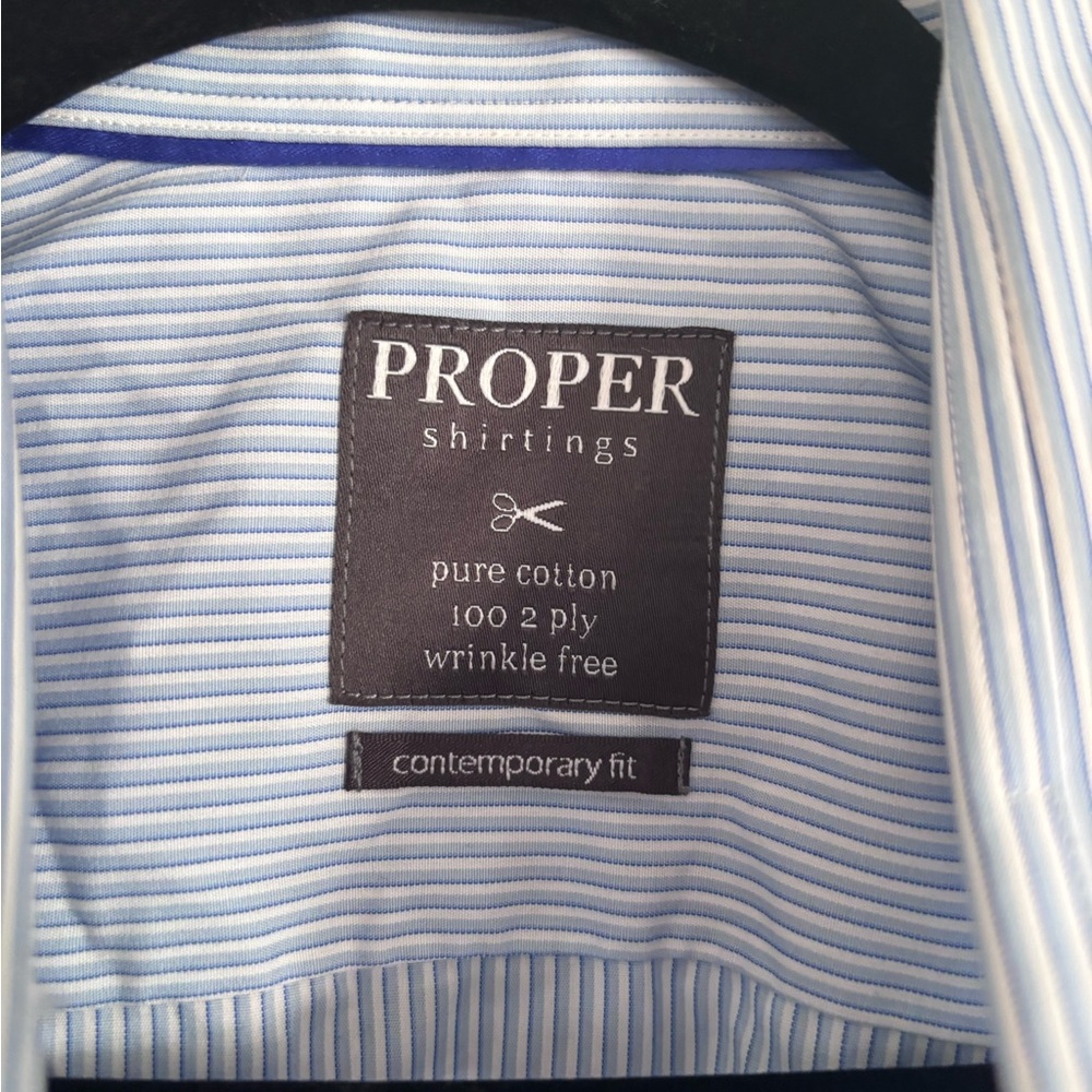 Blue Striped Men's Shirt